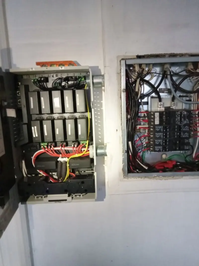 Electrical panel upgrade completed for Security Camera Wiring in Good Hope